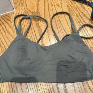 lululemon like a cloud bra grey sage